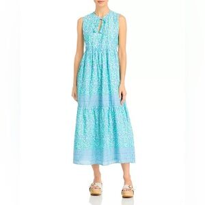 Vineyard Vines Guana Women’s Maxi Dress Size Small Crystal Blue Turquoise